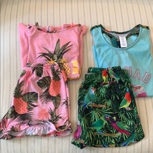NWT Two Sets of Girls Pajamas